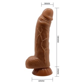 Crni realistični dildo BW 8102N-18